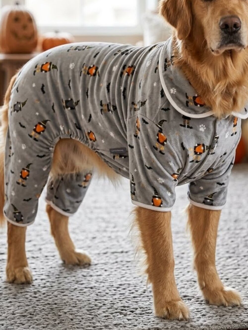 Berkshire Pet Collection Peanuts Halloween Themed Pet Pajamas Size XL